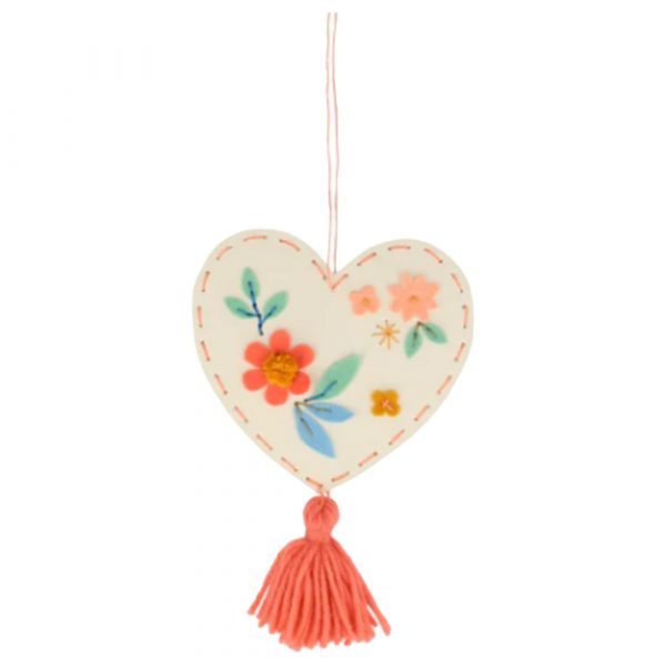 Kit ricamo cuore MeriMeri