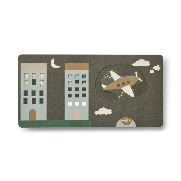 Libro attività cartonato città LIEWOOD
