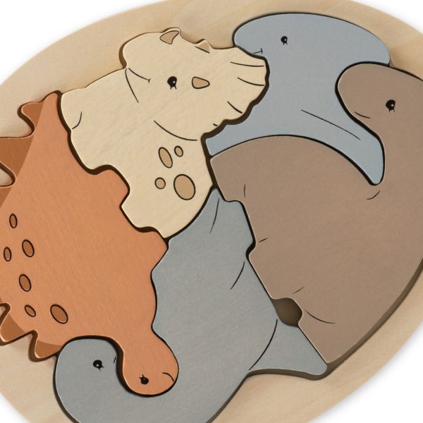 Puzzle primi incastri Dino Konges sløjd