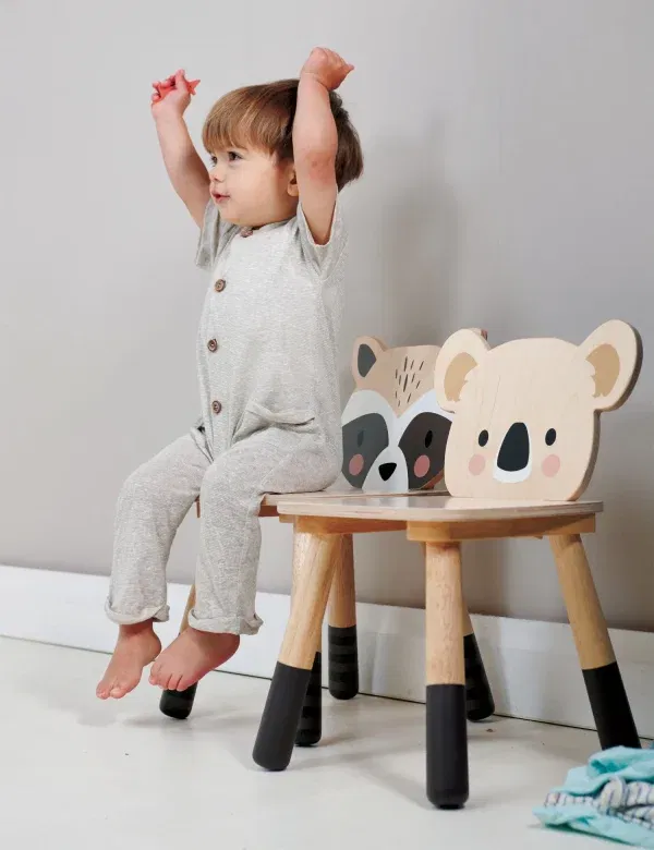 Sedia bambini procione Forest Tender Leaf