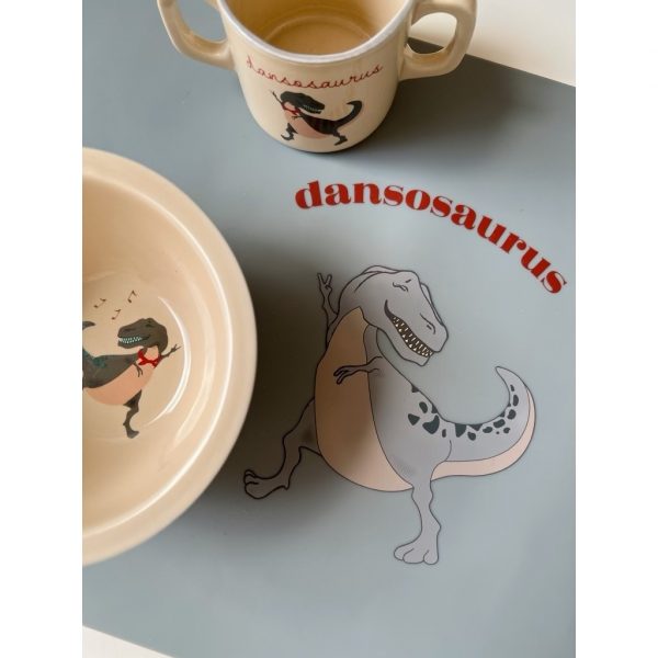 Set tazza + ciotola ceramica Dansosaurus Konges sløjd