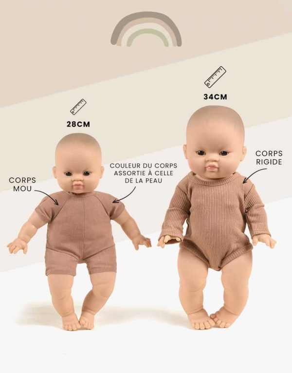 Set nascita Bambola soft Baby Gordis Oscar