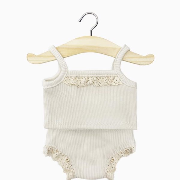 Abito intimo basico pizzo bambola 34 cm