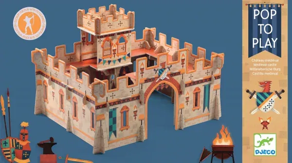 Castello Medievale Pop to Play Djeco