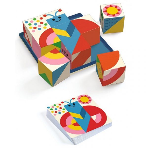 Gioco composizione Cubologic 9 cubi Djeco