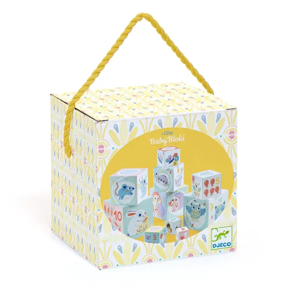 Set 10 cubi da impilare BabyBloki Djeco - Babookidsdesign