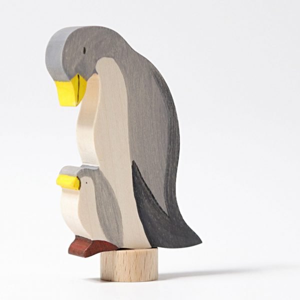 Figura decorativa legno pinguino Grimm's