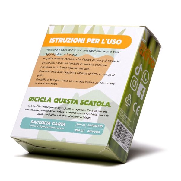 Kit coltivazione erba gatta Cococat ERBAPIÚ®