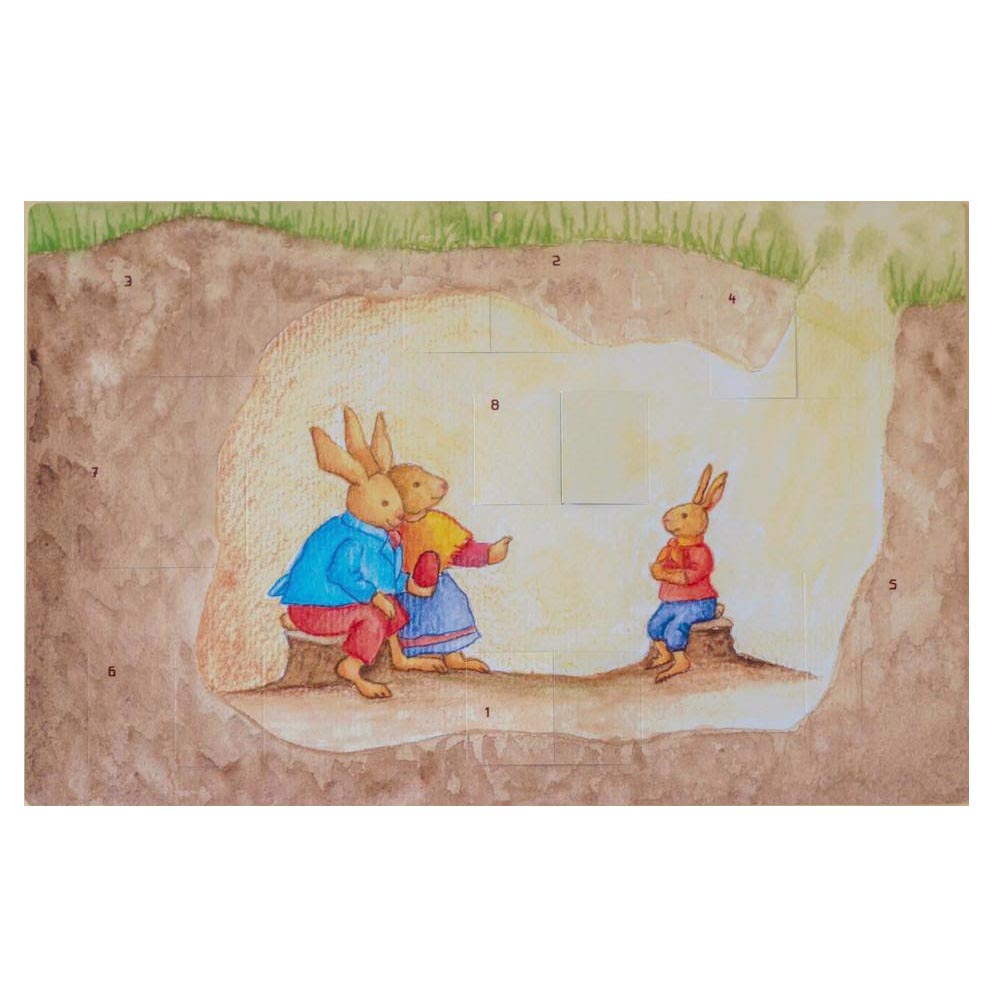 Calendario a finestrelle Waldorf Il leprotto di Pasqua
