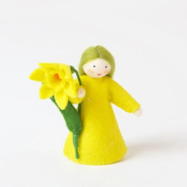 Figura Waldorf Fata Spring Yellow Daffodil Ambro-dolls