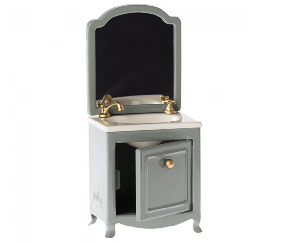 Miniatura lavandino e specchio mint Maileg