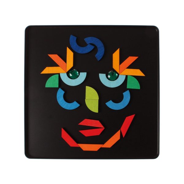 Puzzle magnetico Geometrie con gemme Grimm's