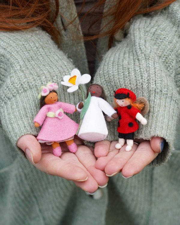 Figura Waldorf Fata da appendere Spring Princess Ambro-dolls 38