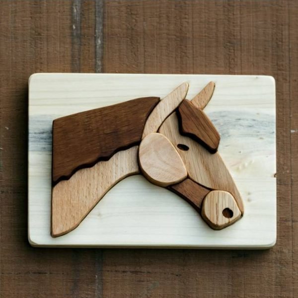 Puzzle incastri Wood Art Cavallo Cocoletes