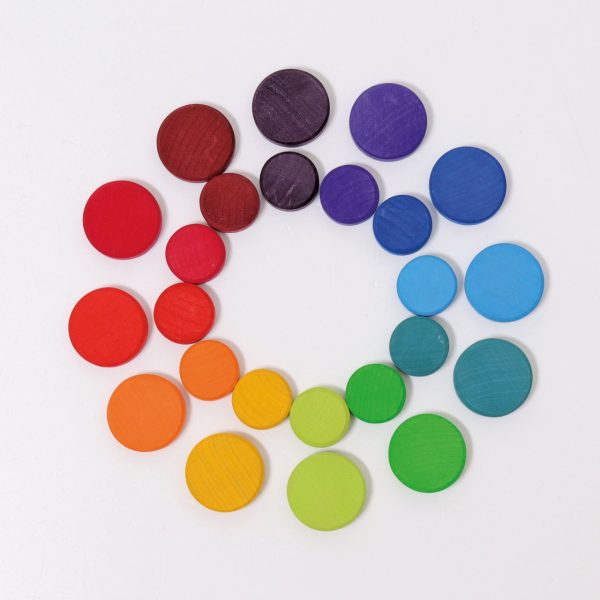 Wooden Coins Rainbow Grimm's