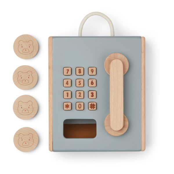 Gioco infilo Rufus Coin Telephone blu LIEWOOD