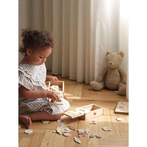 Puzzle dei personaggi Teddy animals Konges sløjd