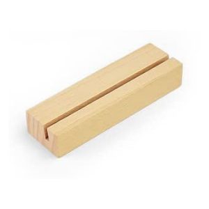 Listello in legno porta carte
