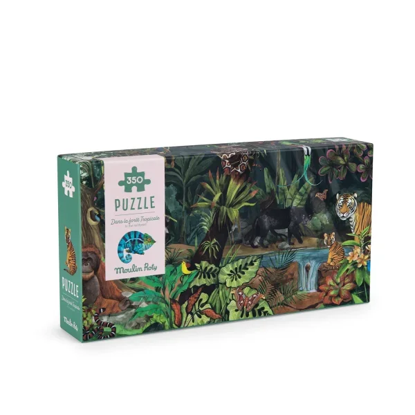 Puzzle Foresta tropicale 350 pezzi Moulin Roty
