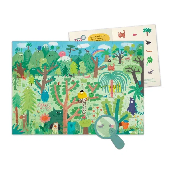 Puzzle cerca e trova La terra meravigliosa 48 pezzi Moulin Roty