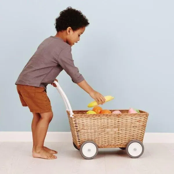 Accessori DINKUM DOLLS Rattan strolley OlliElla