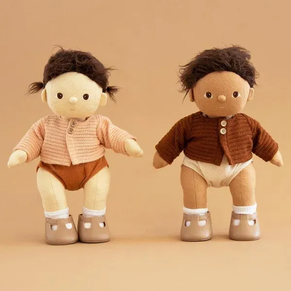 Accessori DINKUM DOLLS cardigan chestnut OlliElla
