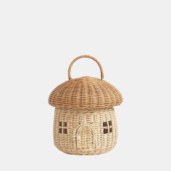 Cestino mushroom basket natural OlliElla