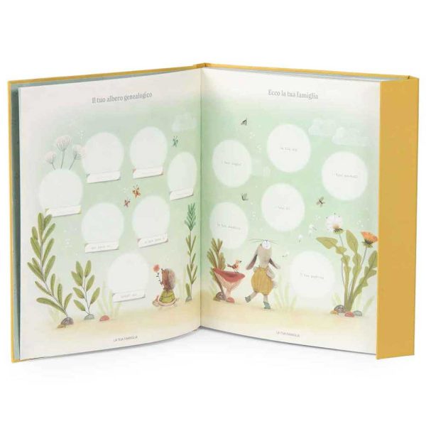 Libro nascita Trois petits lapins Moulin Roty