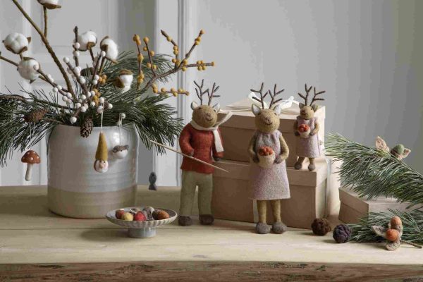 Pendenti in feltro set 3 gnomi autunno GRY & SIF