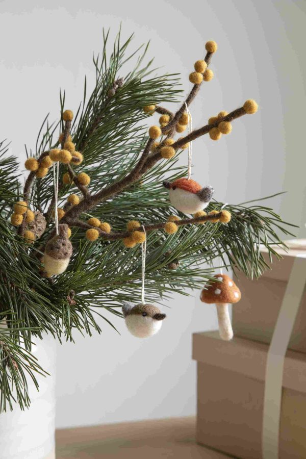 Pendente in feltro cincia bicolore GRY & SIF