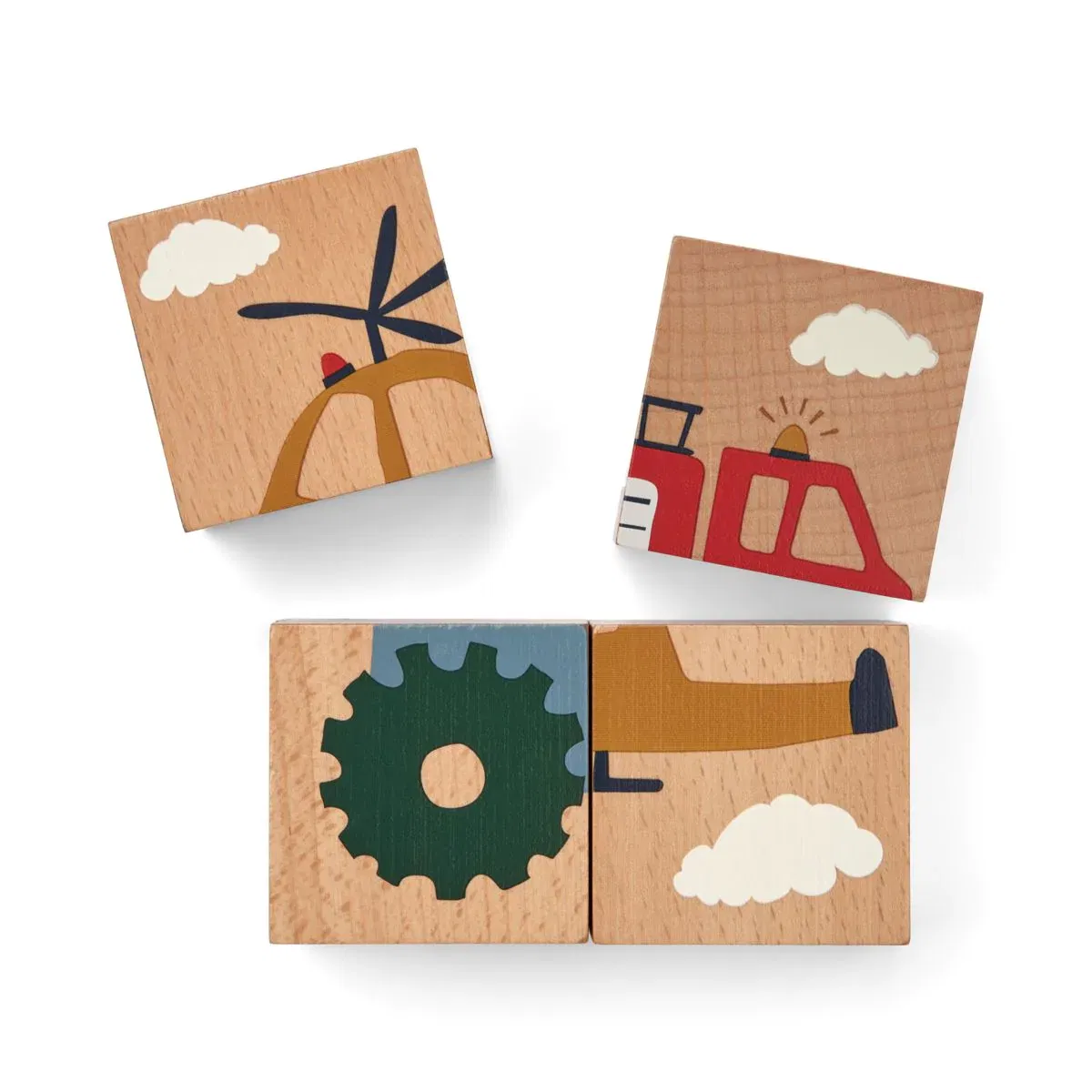 Puzzle cubi di legno Aage