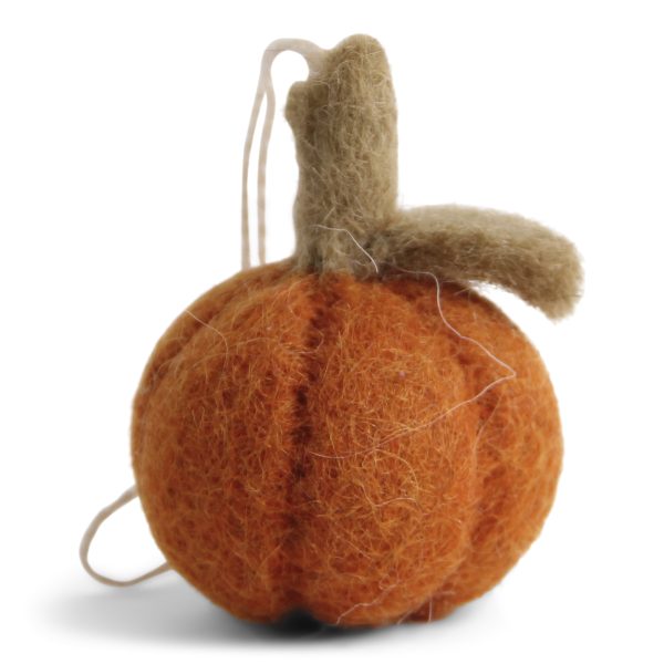 Pendenti in feltro 3 zucche arancio GRY & SIF