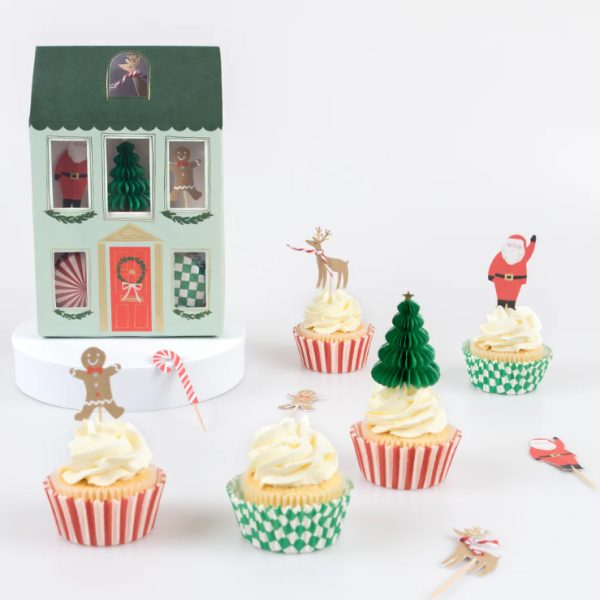Set per cupcake Natale MeriMeri