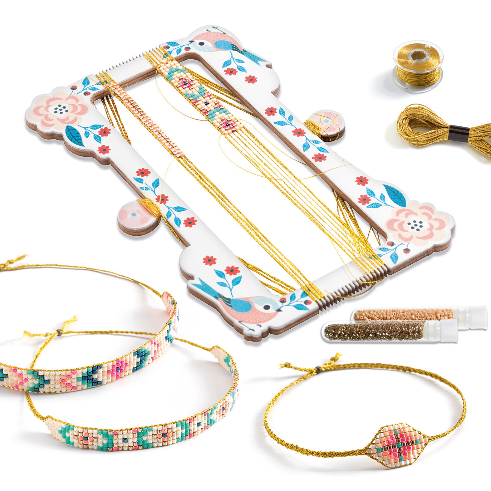Crea braccialetti Jewels to create Tiny beads Djeco - Babookidsdesign