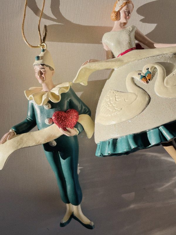 Decorazione Natale Ballerina cigno personalizzabile 2023 Konges sløjd