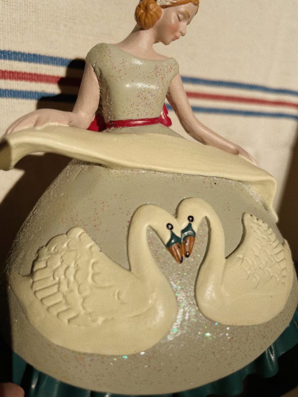 Decorazione Natale Ballerina cigno personalizzabile 2023 Konges sløjd