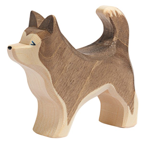Figura legno Cane da slitta - Ostheimer