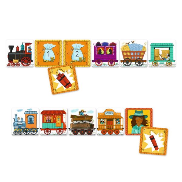 Gioco carte Golden Train Djeco