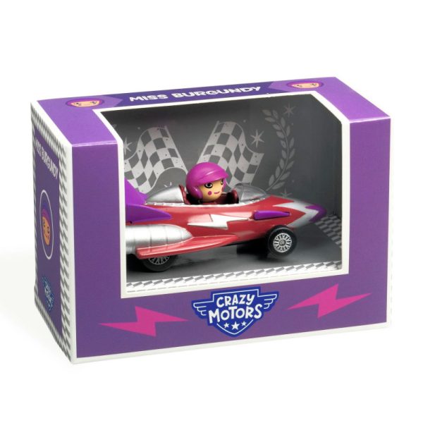 Mini Auto Crazy Motors Miss Burgundy Djeco