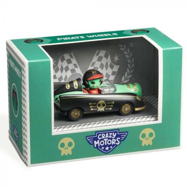 Mini Auto Crazy Motors Pirate Wheels Djeco