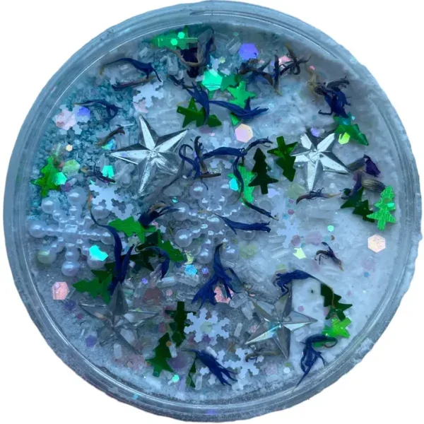 Pozione botanica effervescente Shimmering Snowflakes Little Munchkins Playdough