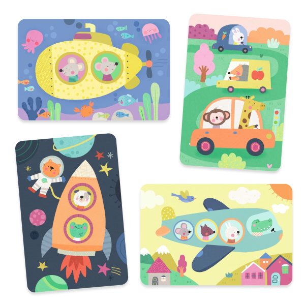 Set artistico colora con l'acqua On the road Djeco