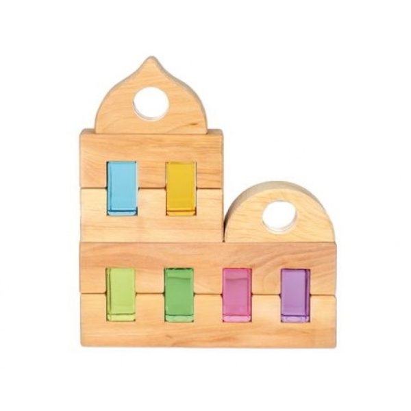 Set costruzioni 24 blocchi acrilici Bauspiel