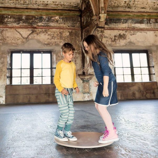 Wobbel 360 balance board legno