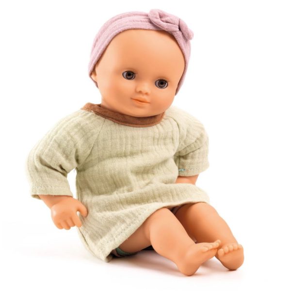 Bambola morbida PISTACHE 32 cm Pomea Djeco