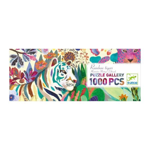 Puzzle Rainbow Tiger 1000 pezzi Djeco