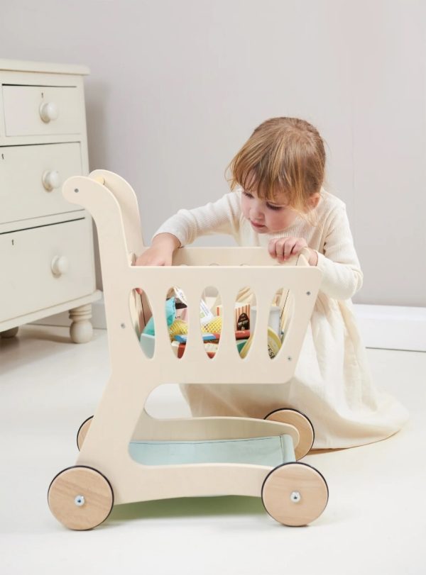 Carrello della spesa bianco Tender Leaf