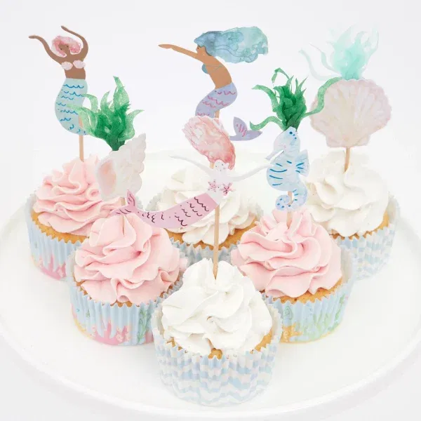 Mermaids cupcake kit MeriMeri
