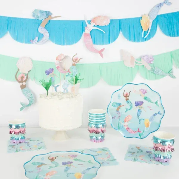Mermaids cake topper MeriMeri