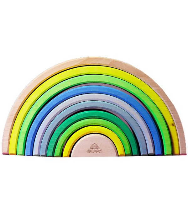 Arcobaleno steineriano Grimm's - 10 pezzi Neon Green